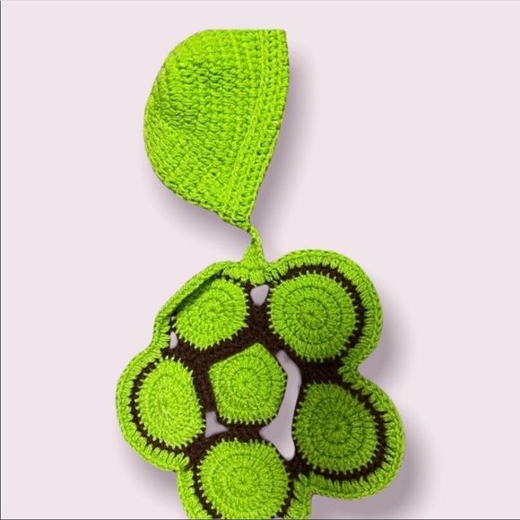 NWOT | Turtle Newborn Knit Photoshoot Outfit - Picture 1 of 3